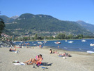 Badestrand bei Dongo